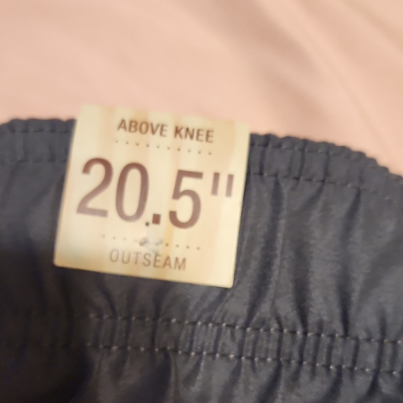 OP Gray and Yellow Athletic Swim Trunks Quick-Dry - Picture 6 of 8